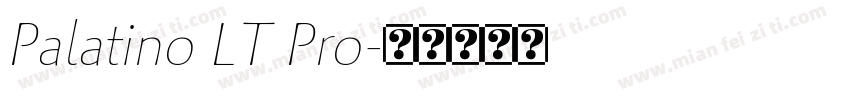 Palatino LT Pro字体转换